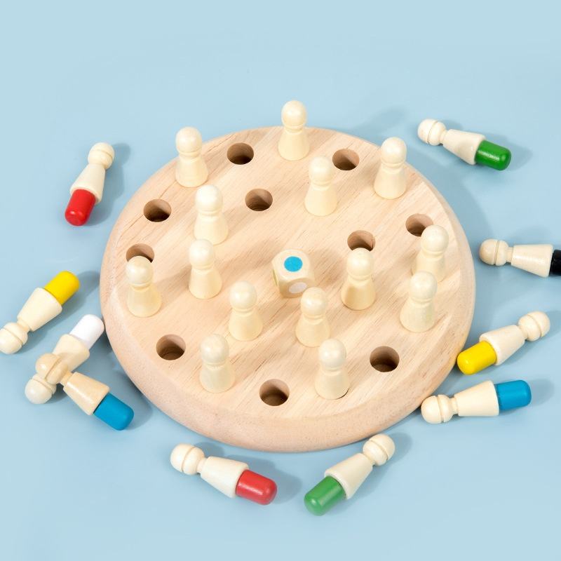 Échiquier Montessori – Jeu de stratégie éducatif pour enfants