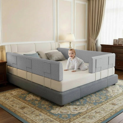 Barrière de lit de sécurité réglable pour enfants et tout-petits