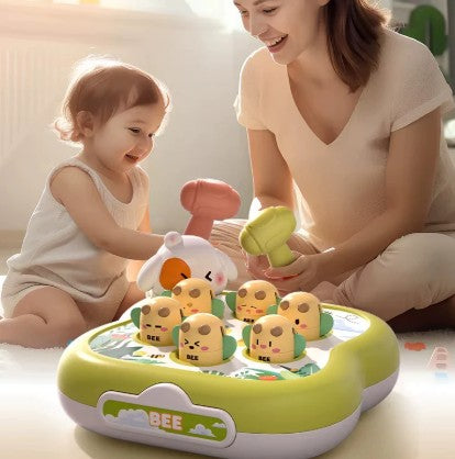 Marteau Montessori pour bébé – Banc de martelage en bois pour le développement de la motricité fine