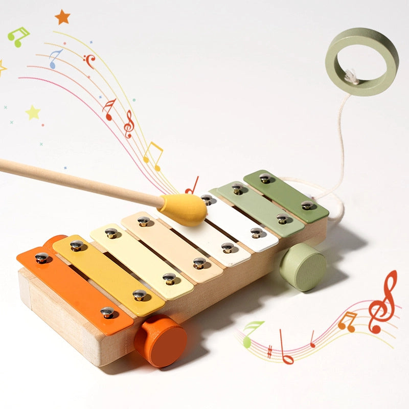 Ensemble d'instruments de musique en bois Montessori pour bébés et tout-petits – Jouet sensoriel éducatif
