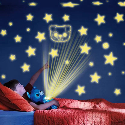 Peluche Veilleuse Musicale pour Enfant – Lumière Douce et Mélodies Apaisantes