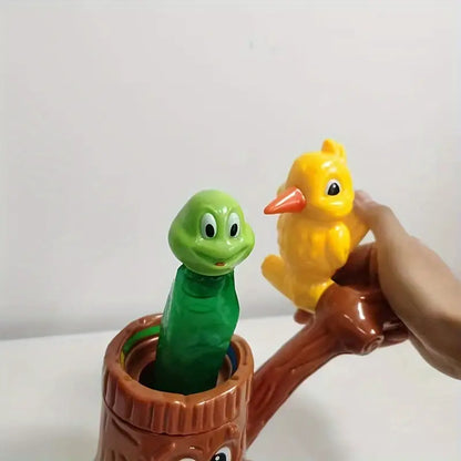 Jeu du Pic-Vert Chasseur de Vers pour Enfants – Jeu d'Adresse en Famille, dès 4 ans