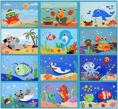 Puzzle Mousse 3D avec Stickers – Jeu Éducatif et Créatif pour Enfants