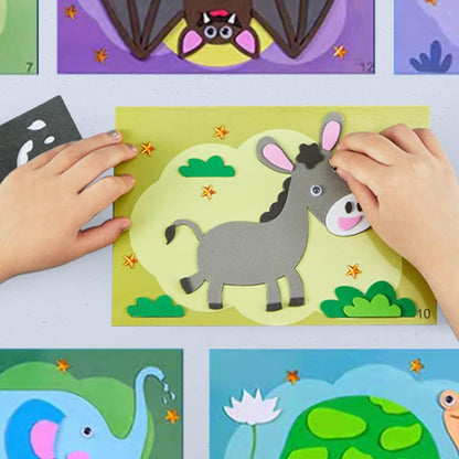 Puzzle Mousse 3D avec Stickers – Jeu Éducatif et Créatif pour Enfants