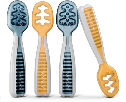 Set de Cuillères d'Apprentissage Bébé pour Diversification Alimentaire
