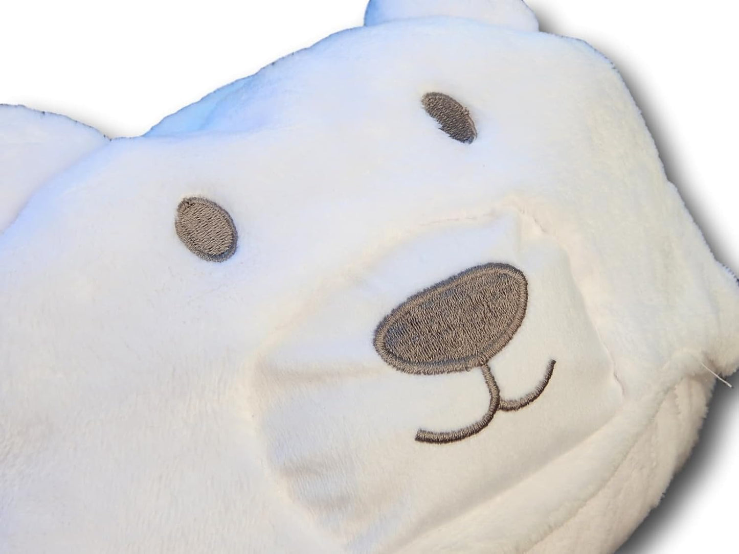 Cape de Bain à Capuche Ours Polaire pour Bébé – Ultra-Moelleuse & Chaude | Dès la Naissance