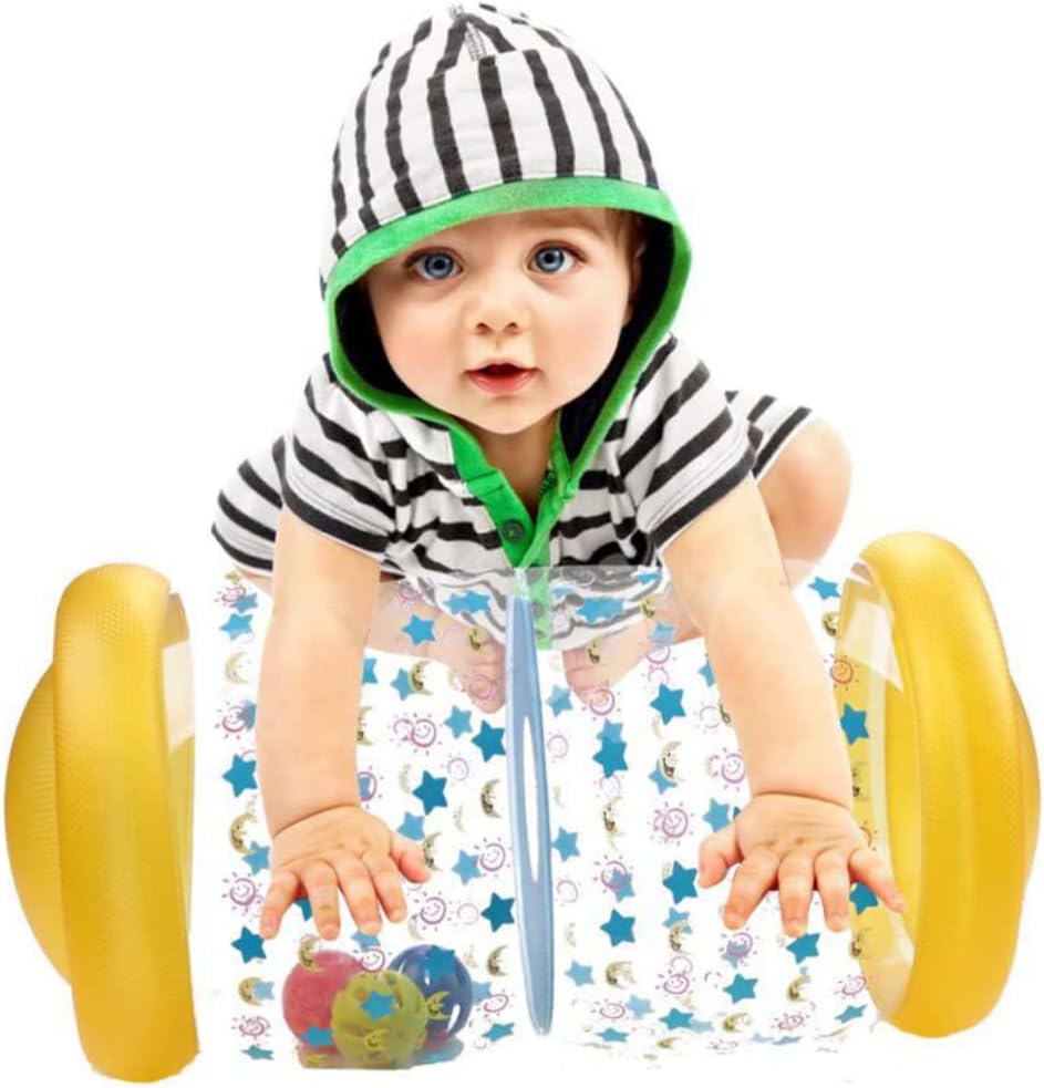 Rouleau Gonflable d’Éveil pour Bébé – Encourage le Rampement & Développe la Motricité