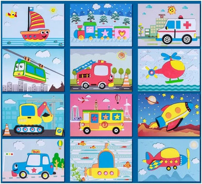 Puzzle Mousse 3D avec Stickers – Jeu Éducatif et Créatif pour Enfants