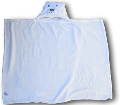Cape de Bain à Capuche Ours Polaire pour Bébé – Ultra-Moelleuse & Chaude | Dès la Naissance
