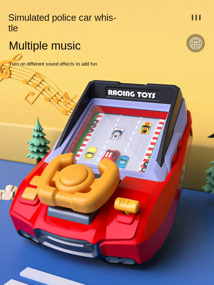 Jeu d’Arcade Portable pour Enfants – Volant de Course, Réflexes & Sensations Garanties