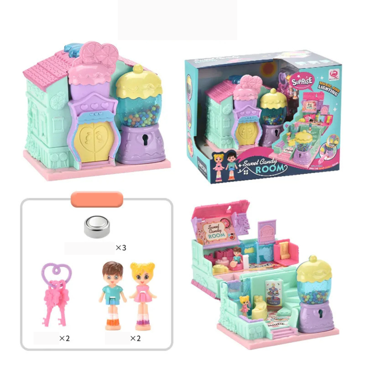 Mini Maison Magique à Explorer pour Enfants – Pièces Secrètes et Surprises