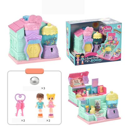 Mini Maison Magique à Explorer pour Enfants – Pièces Secrètes et Surprises