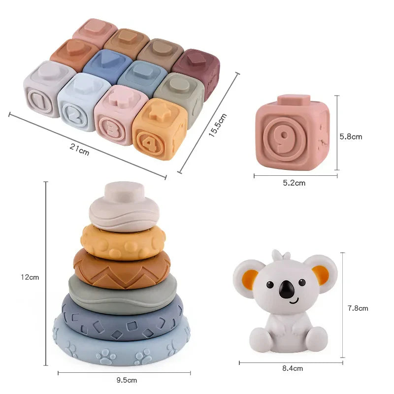Anneaux de Dentition en Silicone pour Bébé – Sûrs et Sans BPA
