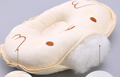 Oreiller Orthopédique Bébé Anti Tête Plate avec Cavité
