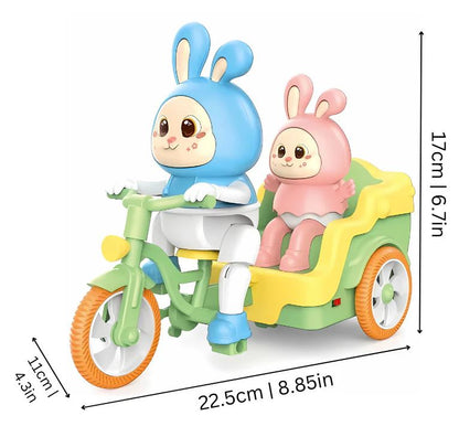 Tricycle électrique pour enfants avec musique et lumières – Vélo-jouet à enfourcher pour les tout-petits