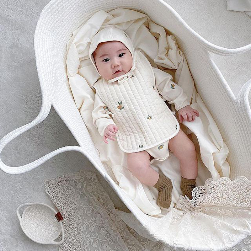 Couffin Bébé pour Nouveau-Né avec Poignées de Transport
