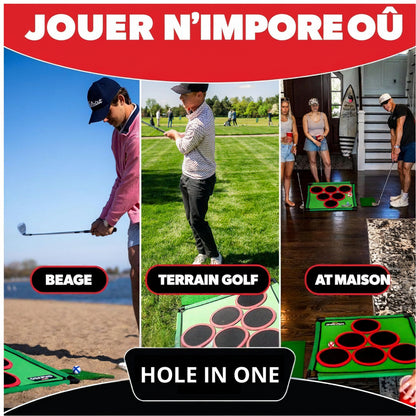 Tapis de golf pour s'entraîner dans son jardin – Accessoire d'entraînement portable pour l'intérieur et l'extérieur