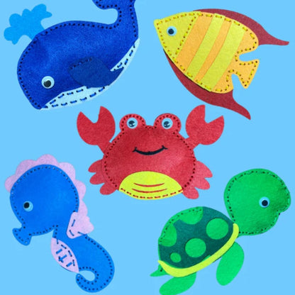Kit de Couture Créatif pour Enfants – Fabriquez vos Propres Peluches en Feutrine, dès 5 ans