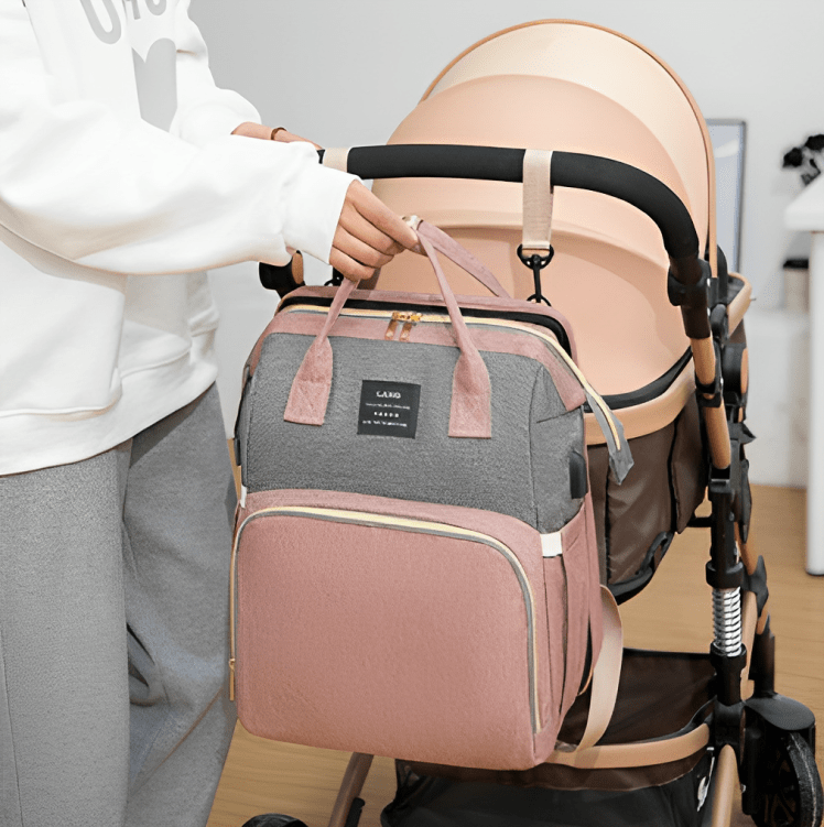 Sac à dos à langer tout-en-un – Sac de voyage pour bébé avec table à langer et organiseur