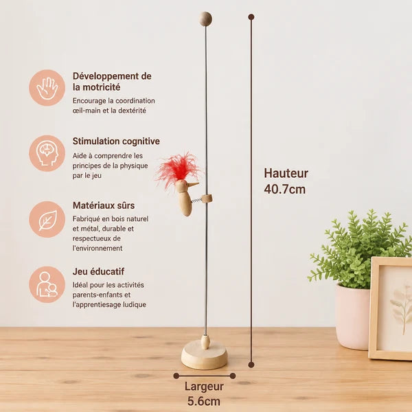 Pic-Vert en Bois Jouet Éducatif pour Enfants
