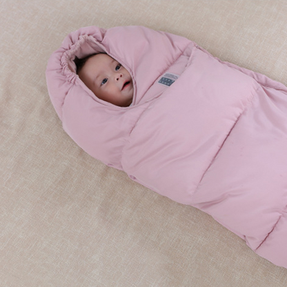 Chancelière Hiver Bébé à Capuche pour Poussette – Sac de Couchage Chaud
