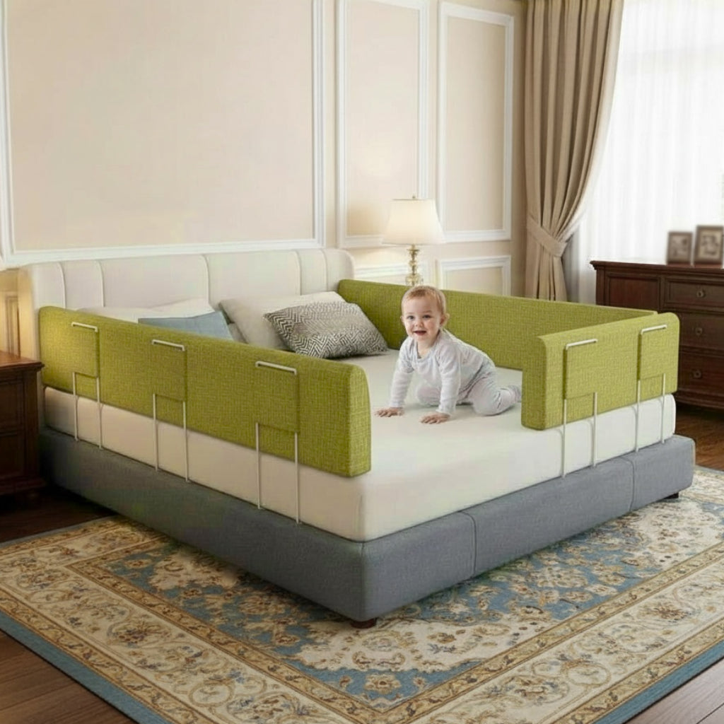 Barrière de lit de sécurité réglable pour enfants et tout-petits