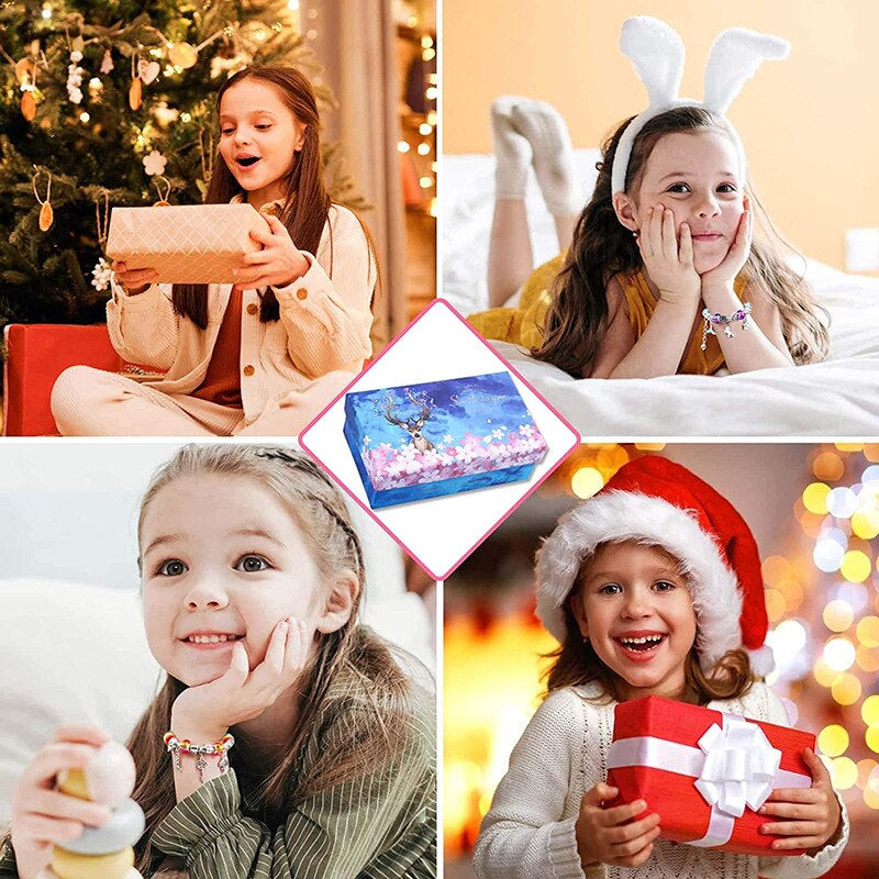 Kit Créatif de Bracelets pour Enfants – Set DIY Perles, Bijoux & Loisirs Créatifs