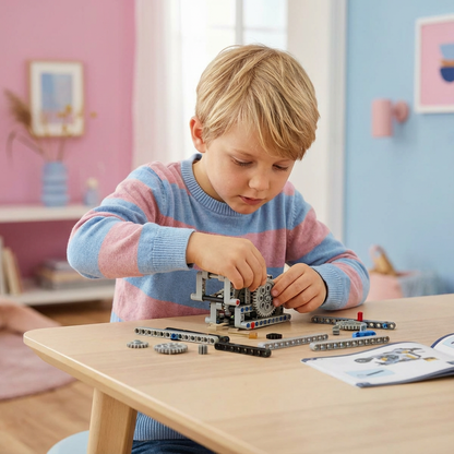 Jeu de Construction STEM 3-en-1 pour Enfants – Kit Scientifique et Technique à Construire