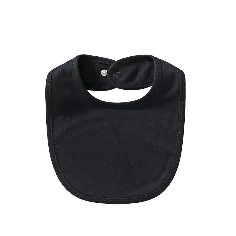 Lot de Bavoirs Bébé en Coton Doux Absorbants à Pressions