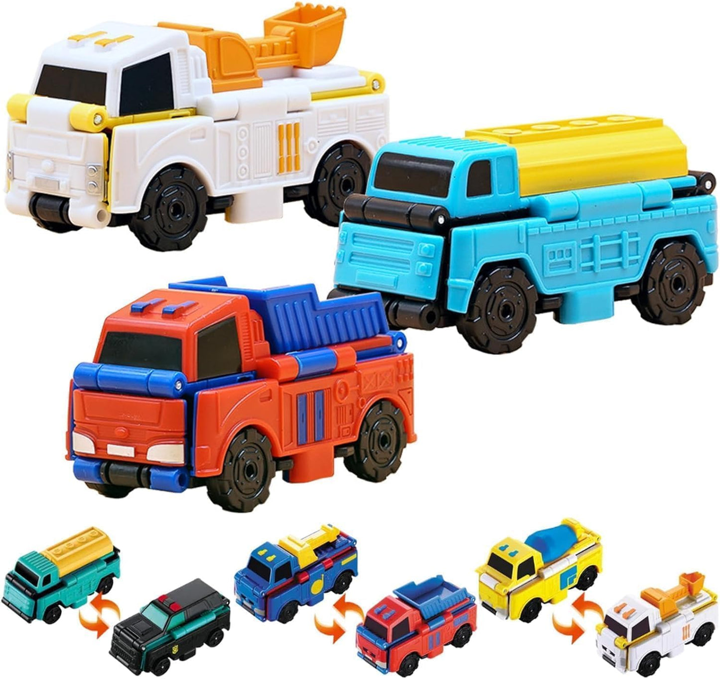 Voitures Réversibles à Rotation 360° pour Enfants – Set Créatif