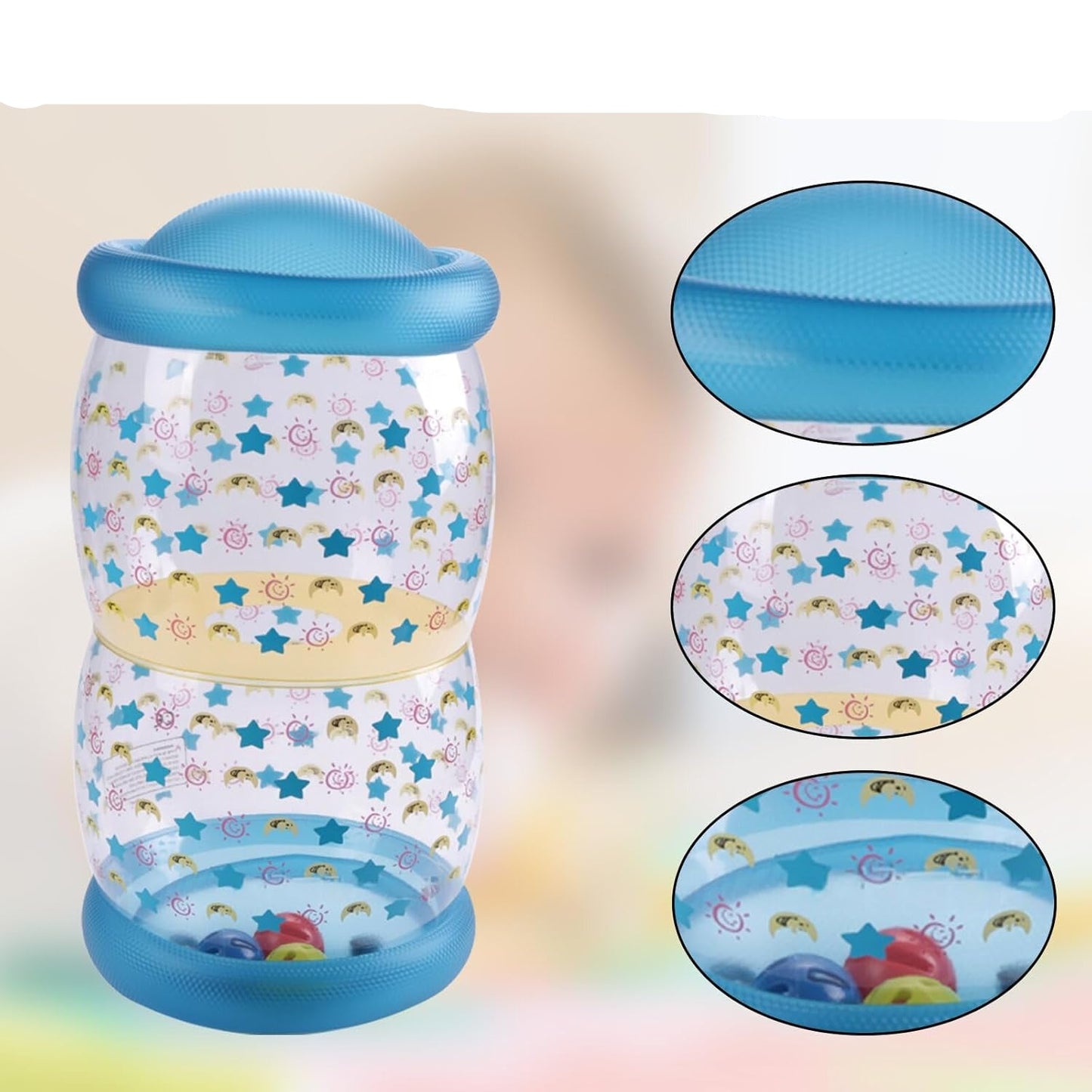 Rouleau Gonflable d’Éveil pour Bébé – Encourage le Rampement & Développe la Motricité