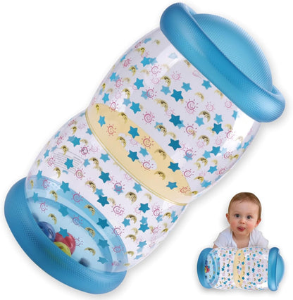 Rouleau Gonflable d’Éveil pour Bébé – Encourage le Rampement & Développe la Motricité