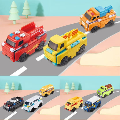 Voitures Réversibles à Rotation 360° pour Enfants – Set Créatif