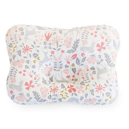 Oreiller Plat Bébé avec Appui-Tête Ergonomique Anti Tête Plate
