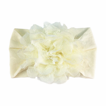 Bandeau Fleur pour Bébé – Doux Serre-tête pour Nouveau-Né et Tout-Petit