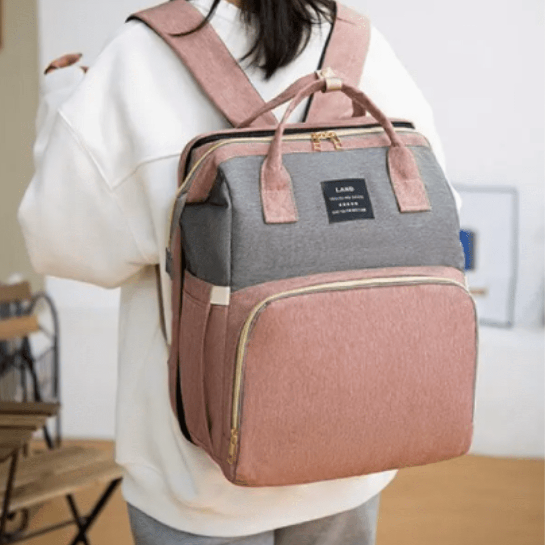 Sac à dos à langer tout-en-un – Sac de voyage pour bébé avec table à langer et organiseur