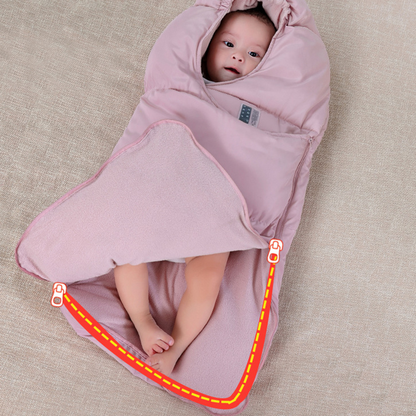 Chancelière Hiver Bébé à Capuche pour Poussette – Sac de Couchage Chaud