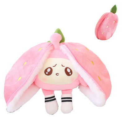 Lapin en peluche 2-en-1 – Peluche et jeu de transformation pour enfants