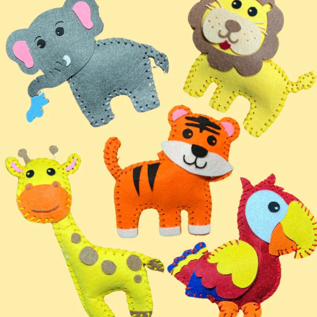 Kit de Couture Créatif pour Enfants – Fabriquez vos Propres Peluches en Feutrine, dès 5 ans