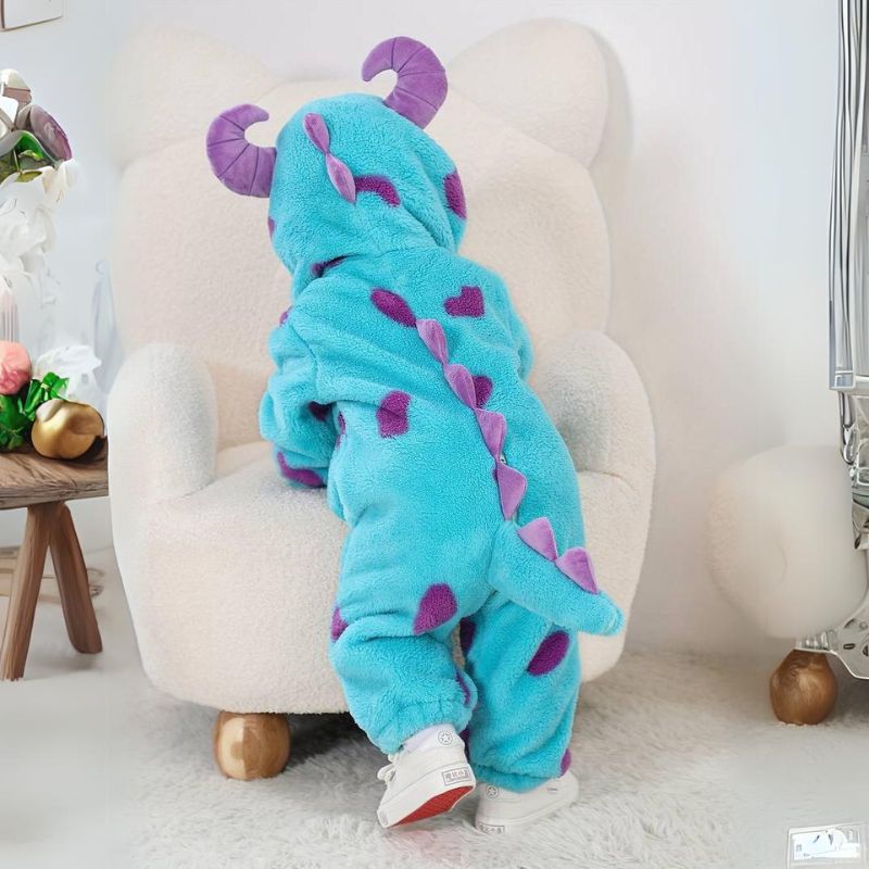 Pyjama à capuche pour animaux – Combinaison en peluche douce pour enfants et adultes