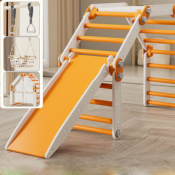 Structure d’escalade modulable et pliable avec table et tableau