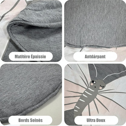 Tapis d'Éveil Bébé Rembourré pour Nouveau-Né et Tout-Petit