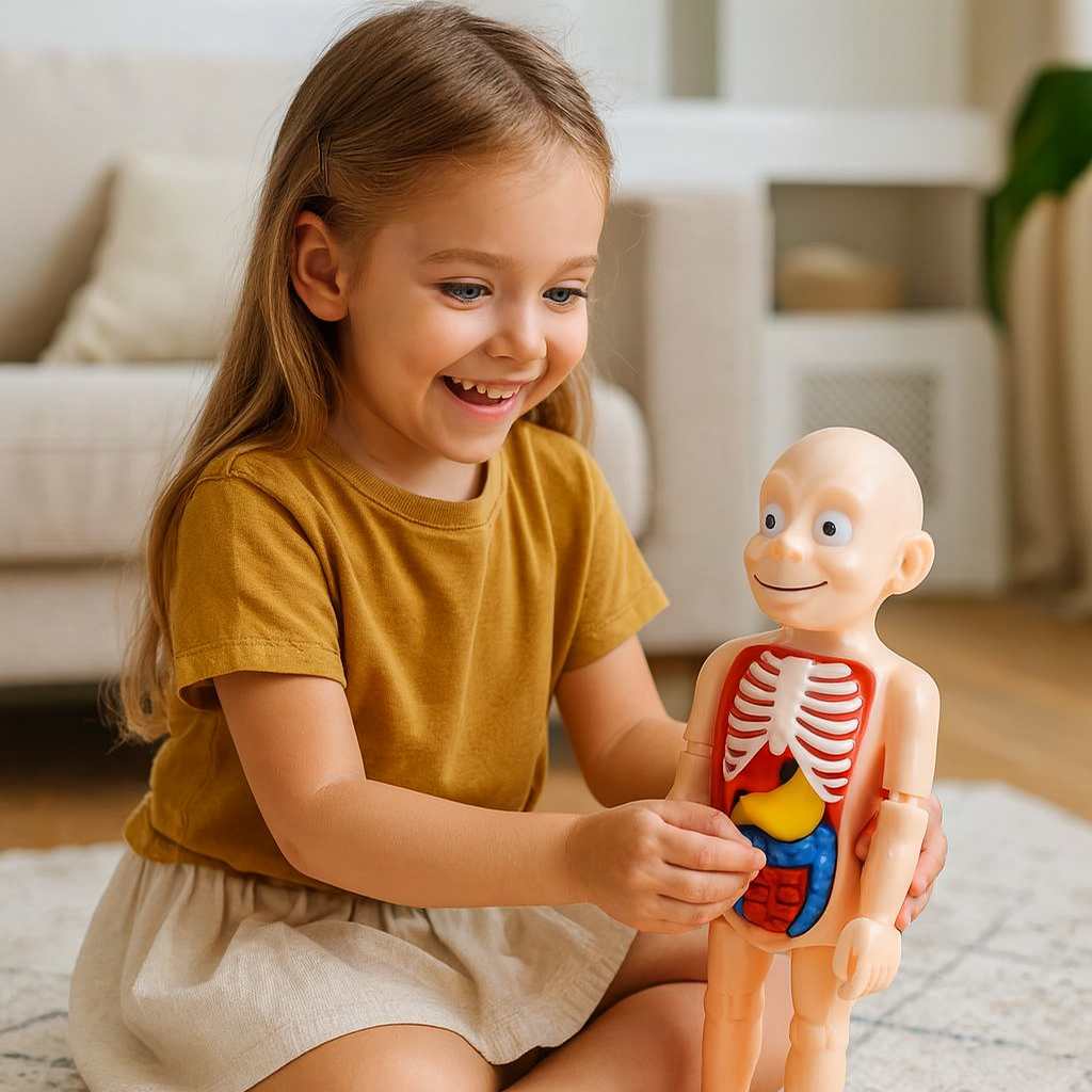 Modèle Anatomique 3D pour Enfants – Jouet Éducatif avec Organes du Corps Humain