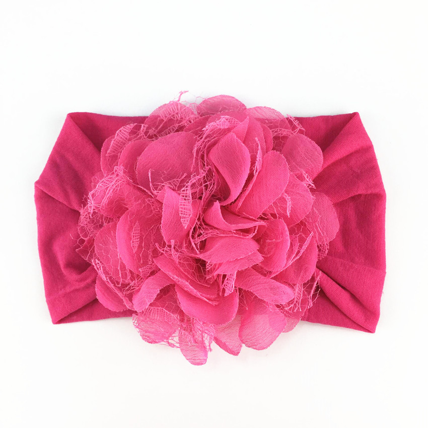 Bandeau Fleur pour Bébé – Doux Serre-tête pour Nouveau-Né et Tout-Petit