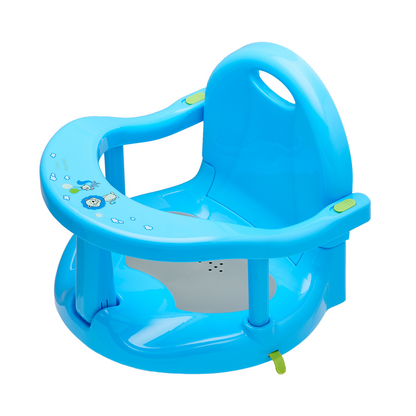 Siège de Bain avec Dossier pour Bébé – Ergonomique, Antidérapant & Sécurisé | Dès 6 mois