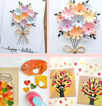 Kit de bricolage pour enfants – Perforatrice et ensemble d'art créatif pour enfants