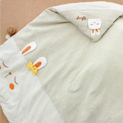 Couverture d’Emmaillotage à Capuche pour Bébé – Nid d’Ange Doux pour Nouveau-Né