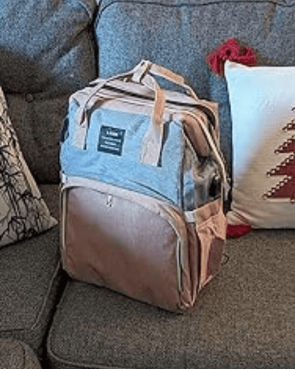 Sac à dos à langer tout-en-un – Sac de voyage pour bébé avec table à langer et organiseur