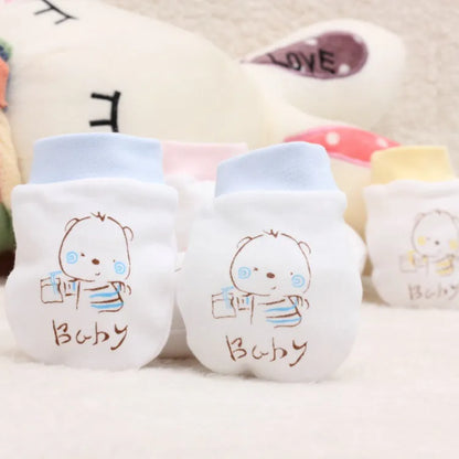 Moufles Anti-Griffures en Coton pour Bébé – Gants Doux et Respirants pour Nouveau-Nés