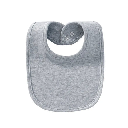 Lot de Bavoirs Bébé en Coton Doux Absorbants à Pressions